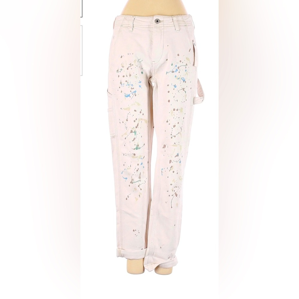 Anthropologie Pilcro splatter print jeans